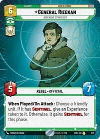 General Rieekan - Defensive Strategist (Hyperspace) - Shadows of the Galaxy - Star Wars: Unlimited card