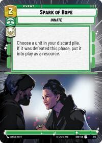 Spark of Hope (Hyperspace) - Shadows of the Galaxy - Star Wars: Unlimited card