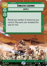 Endless Legions (Hyperspace) - Shadows of the Galaxy - Star Wars: Unlimited card
