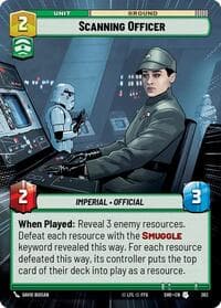 Scanning Officer (Hyperspace) - Shadows of the Galaxy - Star Wars: Unlimited card