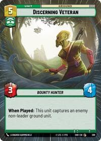 Discerning Veteran (Hyperspace) - Shadows of the Galaxy - Star Wars: Unlimited card
