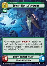 Bounty Hunter's Quarry (Hyperspace) - Shadows of the Galaxy - Star Wars: Unlimited card