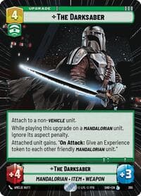 The Darksaber (Hyperspace) - Shadows of the Galaxy - Star Wars: Unlimited card