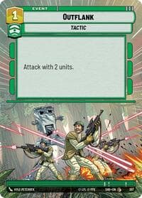 Outflank (Hyperspace) - Shadows of the Galaxy - Star Wars: Unlimited card