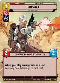 Dengar - The Demolisher (Hyperspace) - Shadows of the Galaxy - Star Wars: Unlimited card
