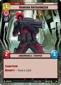Guavian Antagonizer (Hyperspace) - Shadows of the Galaxy - Star Wars: Unlimited card