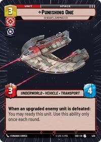 Punishing One - Dengar's Jumpmaster (Hyperspace) - Shadows of the Galaxy - Star Wars: Unlimited card