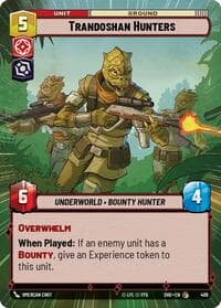 Trandoshan Hunters (Hyperspace) - Shadows of the Galaxy - Star Wars: Unlimited card
