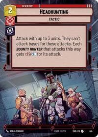 Headhunting (Hyperspace) - Shadows of the Galaxy - Star Wars: Unlimited card