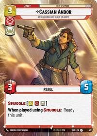Cassian Andor - Rebellions Are Built On Hope (Hyperspace) - Shadows of the Galaxy - Star Wars: Unlimited card