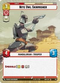 Nite Owl Skirmisher (Hyperspace) - Shadows of the Galaxy - Star Wars: Unlimited card