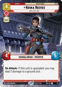 Koska Reeves - Loyal Nite Owl (Hyperspace) - Shadows of the Galaxy - Star Wars: Unlimited card