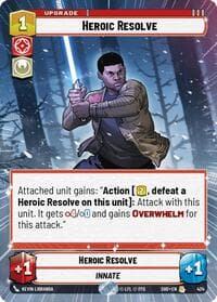 Heroic Resolve (Hyperspace) - Shadows of the Galaxy - Star Wars: Unlimited card