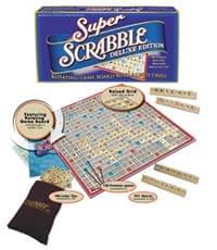 Super Scrabble Deluxe Edition Board Game - Winning Moves - Boardgames card