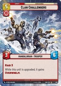 Clan Challengers (Hyperspace) - Shadows of the Galaxy - Star Wars: Unlimited card