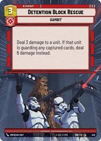 Detention Block Rescue (Hyperspace) - Shadows of the Galaxy - Star Wars: Unlimited card