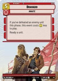 Bravado (Hyperspace) - Shadows of the Galaxy - Star Wars: Unlimited card
