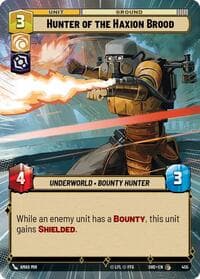 Hunter of the Haxion Brood (Hyperspace) - Shadows of the Galaxy - Star Wars: Unlimited card