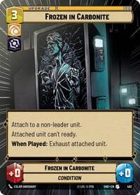 Frozen in Carbonite (Hyperspace) - Shadows of the Galaxy - Star Wars: Unlimited card