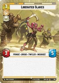 Liberated Slaves (Hyperspace) - Shadows of the Galaxy - Star Wars: Unlimited card