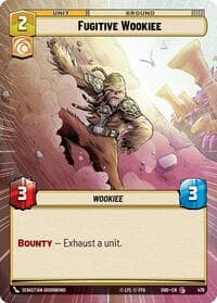 Fugitive Wookiee (Hyperspace) - Shadows of the Galaxy - Star Wars: Unlimited card