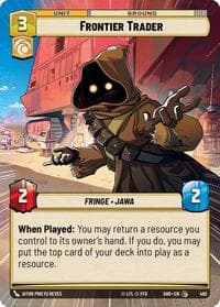 Frontier Trader (Hyperspace) - Shadows of the Galaxy - Star Wars: Unlimited card