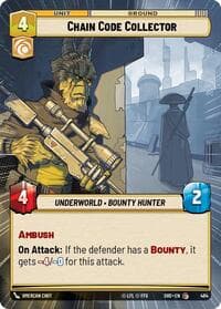 Chain Code Collector (Hyperspace) - Shadows of the Galaxy - Star Wars: Unlimited card