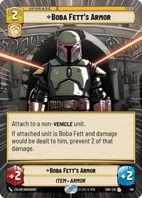Boba Fett's Armor (Hyperspace) - Shadows of the Galaxy - Star Wars: Unlimited card