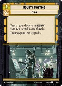 Bounty Posting (Hyperspace) - Shadows of the Galaxy - Star Wars: Unlimited card