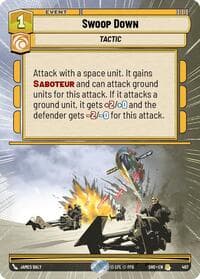 Swoop Down (Hyperspace) - Shadows of the Galaxy - Star Wars: Unlimited card
