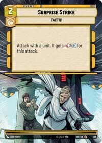 Surprise Strike (Hyperspace) - Shadows of the Galaxy - Star Wars: Unlimited card