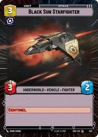 Black Sun Starfighter (Hyperspace) - Shadows of the Galaxy - Star Wars: Unlimited card