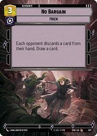 No Bargain (Hyperspace) - Shadows of the Galaxy - Star Wars: Unlimited card