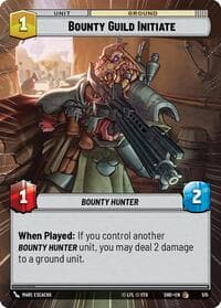 Bounty Guild Initiate (Hyperspace) - Shadows of the Galaxy - Star Wars: Unlimited card