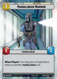 Mandalorian Warrior (Hyperspace) - Shadows of the Galaxy - Star Wars: Unlimited card