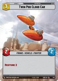 Twin Pod Cloud Car (Hyperspace) - Shadows of the Galaxy - Star Wars: Unlimited card