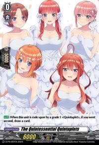The Quintessential Quintuplets - D Promo Cards - Cardfight Vanguard card