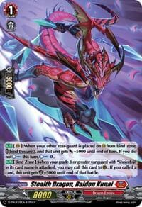Stealth Dragon, Raidon Kunai (416) (Foil) - D Promo Cards - Cardfight Vanguard card