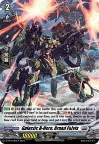 Galactic B-Hero, Broad Felvis (418) (Foil) - D Promo Cards - Cardfight Vanguard card