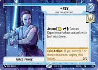 Rey - More Than a Scavenger (Hyperspace) - Shadows of the Galaxy - Star Wars: Unlimited card