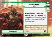Boba Fett - Daimyo (Hyperspace) - Shadows of the Galaxy - Star Wars: Unlimited card