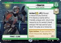 Hunter - Outcast Sergeant (Hyperspace) - Shadows of the Galaxy - Star Wars: Unlimited card