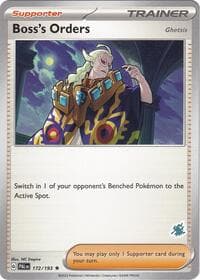 Boss's Orders - Darkrai Deck - Battle Academy 2024 - Pokemon card