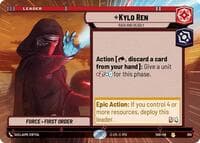 Kylo Ren - Rash and Deadly (Hyperspace) - Shadows of the Galaxy - Star Wars: Unlimited card