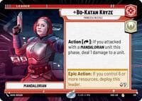 Bo-Katan Kryze - Princess in Exile (Hyperspace) - Shadows of the Galaxy - Star Wars: Unlimited card