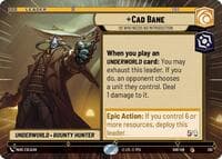 Cad Bane - He Who Needs No Introduction (Hyperspace) - Shadows of the Galaxy - Star Wars: Unlimited card