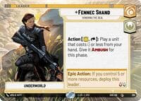 Fennec Shand - Honoring the Deal (Hyperspace) - Shadows of the Galaxy - Star Wars: Unlimited card