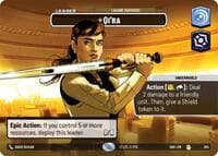 Qi'ra - I Alone Survived (Showcase) - Shadows of the Galaxy - Star Wars: Unlimited card