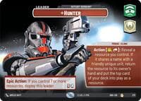 Hunter - Outcast Sergeant (Showcase) - Shadows of the Galaxy - Star Wars: Unlimited card