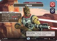 Bossk - Hunting His Prey (Showcase) - Shadows of the Galaxy - Star Wars: Unlimited card